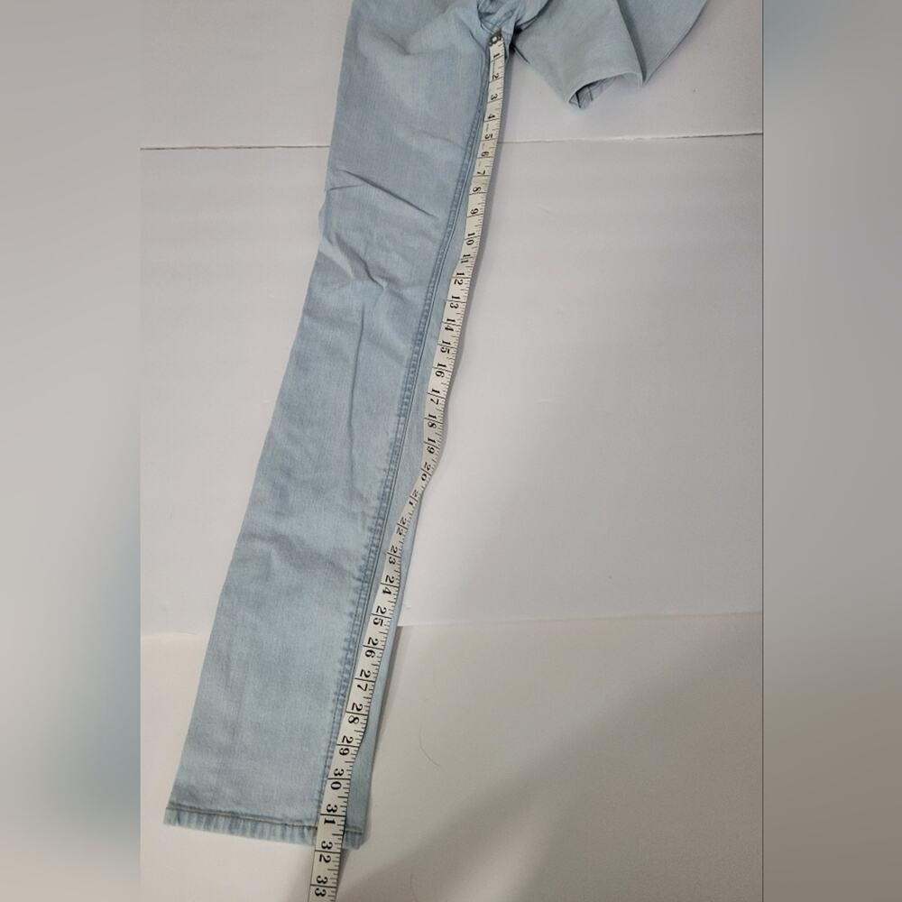 Wear it Declare it Light Blue Wash Juniors Twee Boho Casual Skinny Jeans - Picture 4 of 7